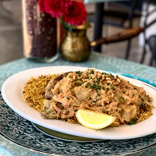 Lunch - Grouper with Spicy Tahini