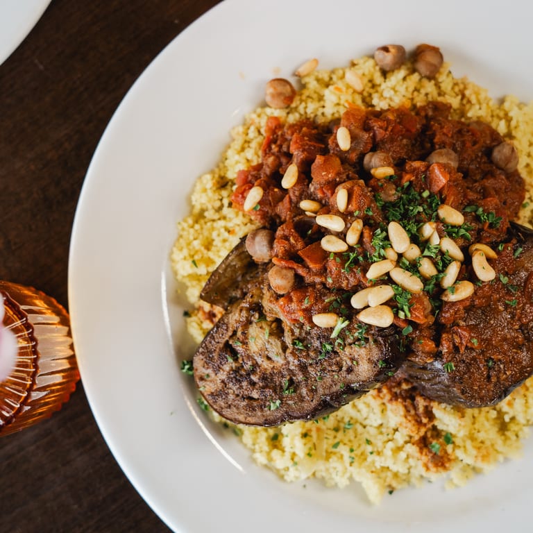 Lunch at Our Mediterranean Restaurant